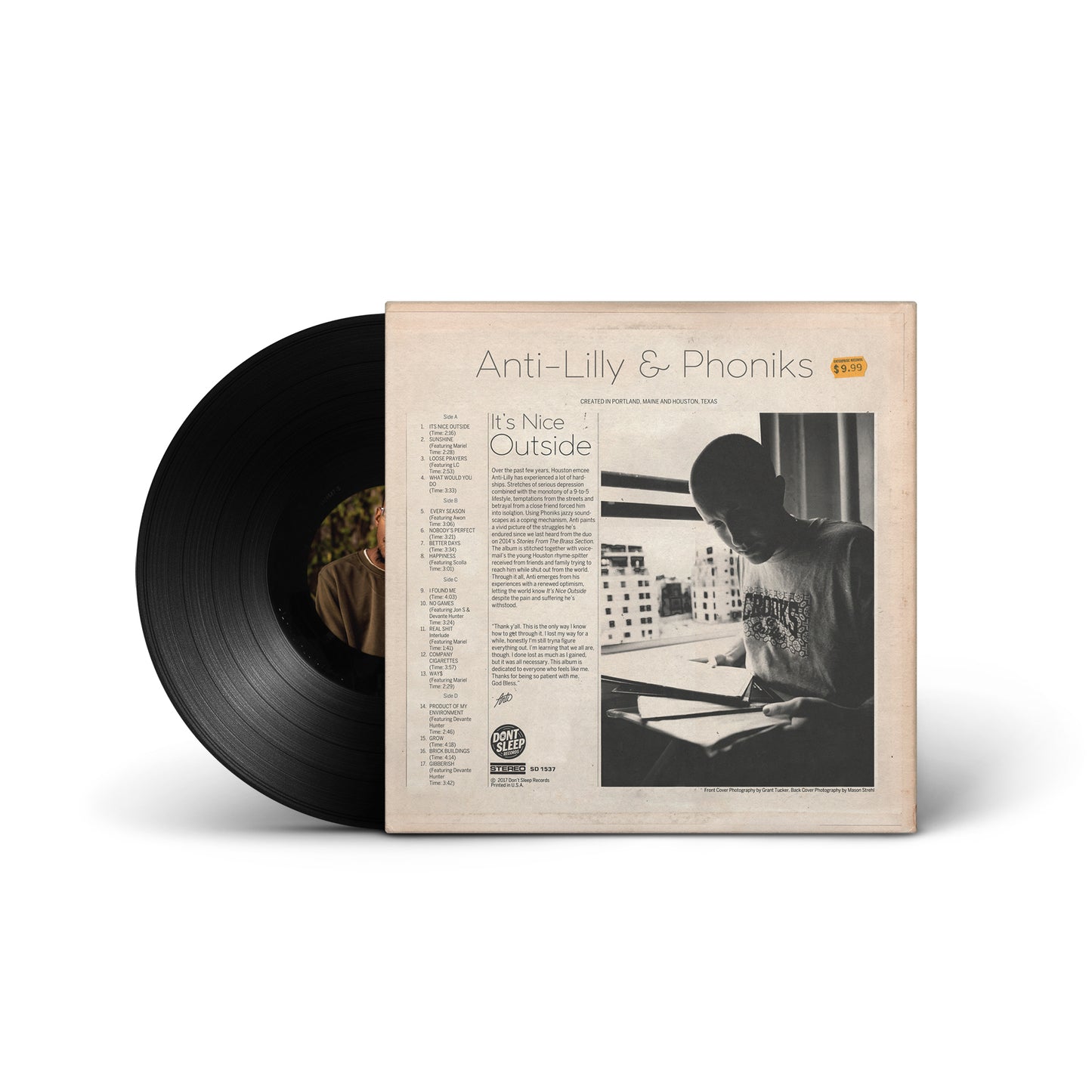 Anti-Lilly & Phoniks - It's Nice Outside 12" 2xLP Vinyl