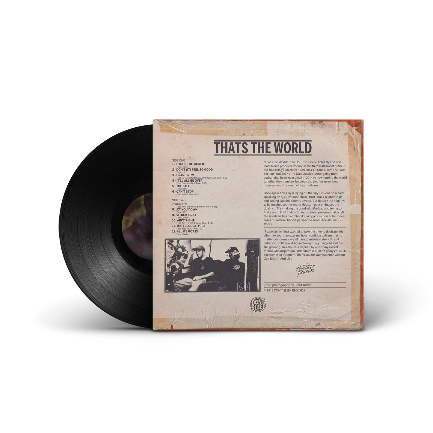 Anti-Lilly & Phoniks - That's The World 12" Vinyl