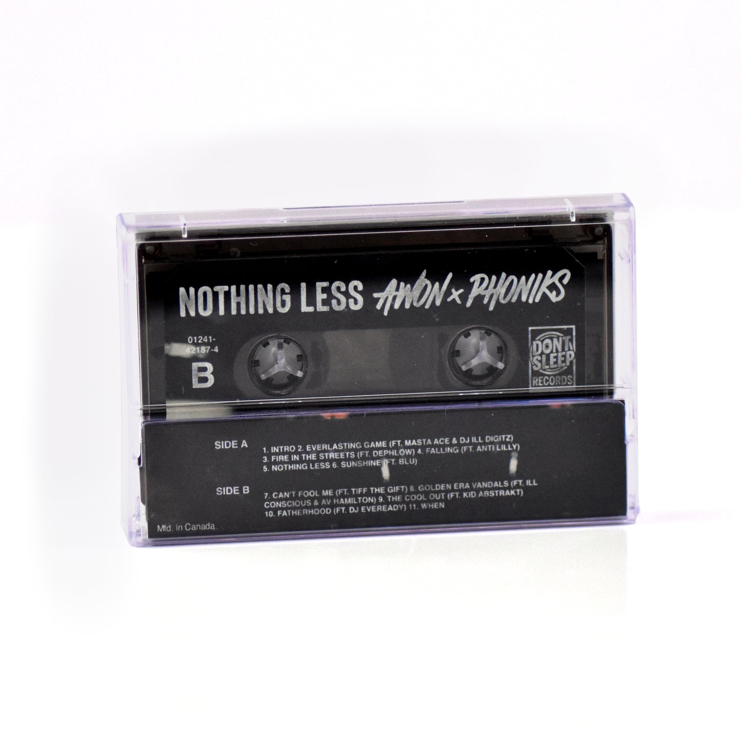 Nothing Less Cassette Tape – dontsleeprecords
