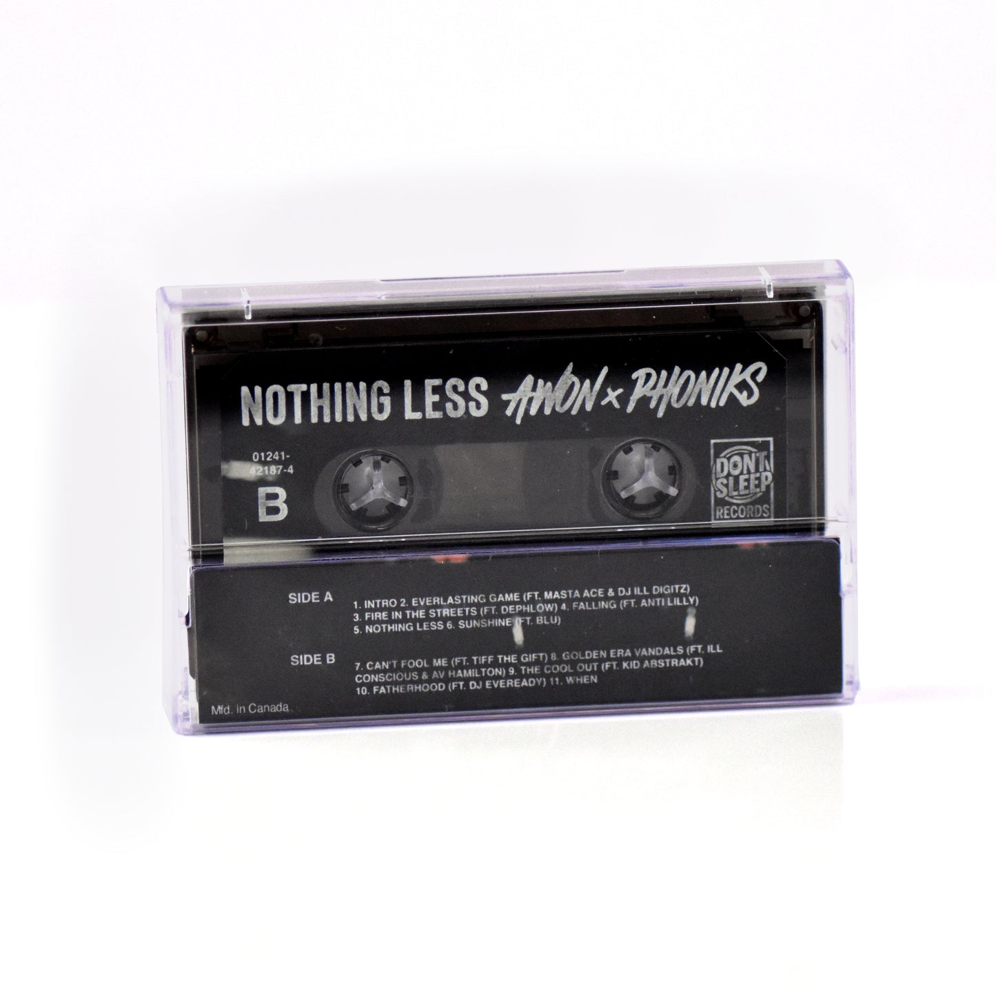 Nothing Less Cassette Tape