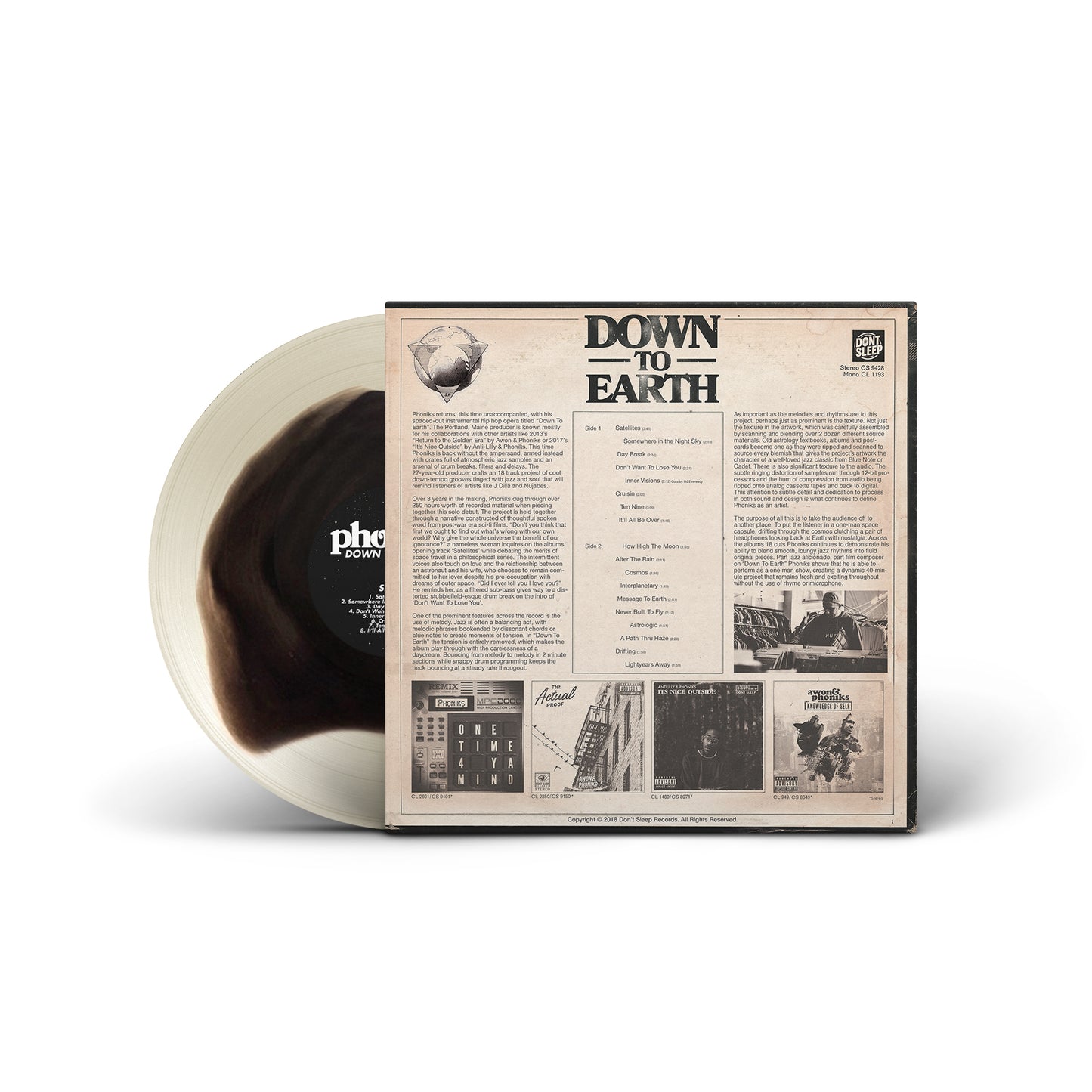 Phoniks - Down To Earth 12" Vinyl
